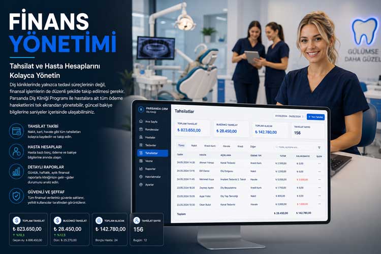 Diş Kliniği Tahsilat Programı