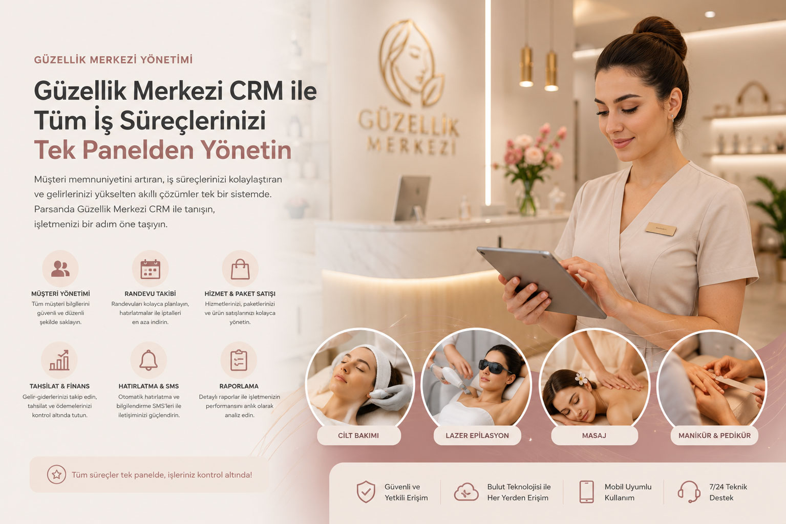 Güzellik Merkezi CRM